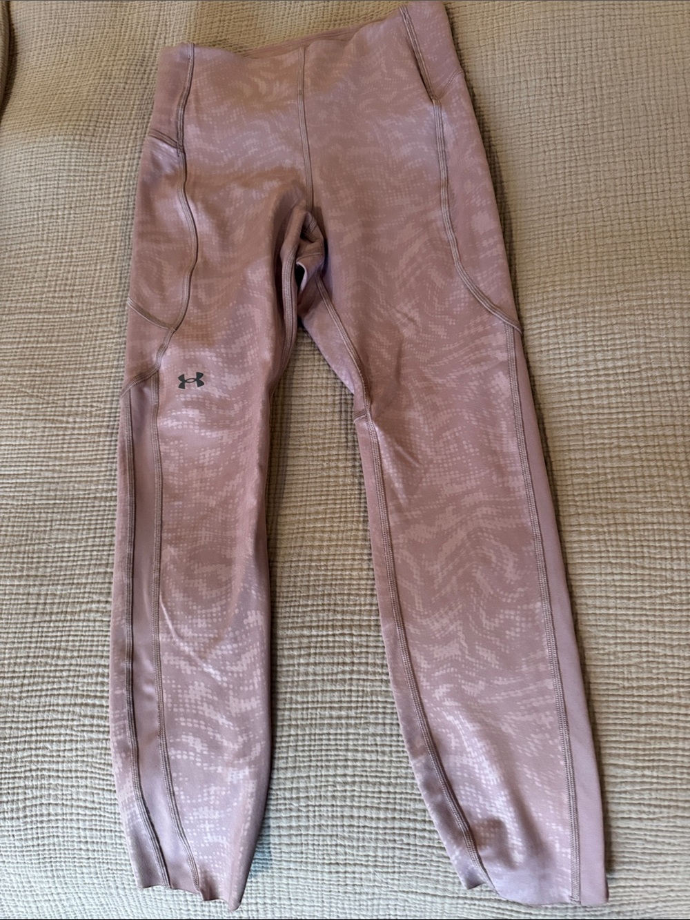 Under Armour women’s rush Mauve Pink Performance Leggings